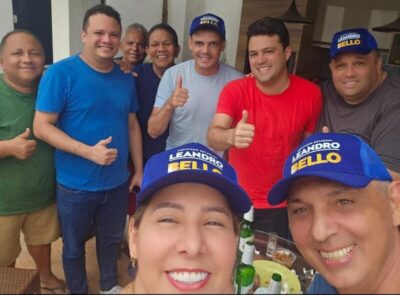 Deputado Leandro Bello recebe apoio da suplente de vereadora Adryelly Tacoani em Timon