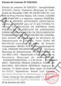Prefeito Chiquinho Oliveira gastará 1 milhão e 200 mil em dois escritórios de advocacia de São Luís