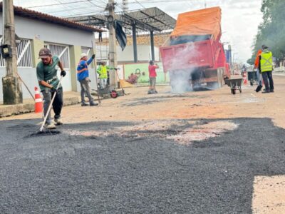 Prefeitura de Pinheiro inicia operação tapa buracos para garantir melhor trafegabilidade à população