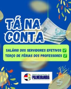 Prefeito Edilson paga salário de fevereiro e terço de férias de professores
