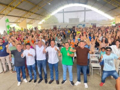 Sebastião Costa comemora 100 dias da nova gestão, inicia obra e anuncia apoio a Weverton Rocha, Erlanio Xavier e Cid Costa