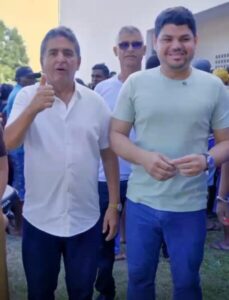 Prefeito Zezão, vice-prefeita Geraldina e deputado Guilherme Paz realizam tradicional entrega de peixes em Governador Luiz Rocha