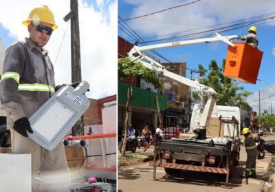 Gestão do prefeito André da Ralpnet moderniza iluminação pública nas ruas de Pinheiro