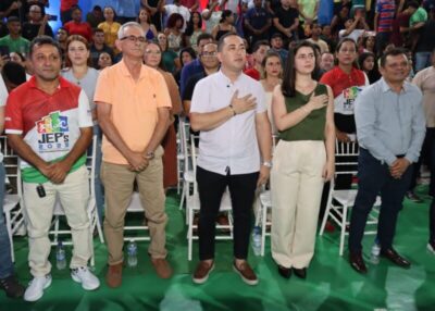 Histórico: em um só evento, André da RalpNet reinaugura Ginásio José Raimundo Rodrigues e traz de volta os Jogos Escolares Pinheirenses