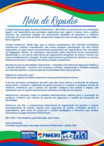 Prefeitura de Pinheiro emite nota de repúdio e esclarecimento, sobre episódio de violência praticado por torcedores durante partida do JEP’S