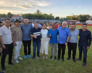Ao lado do Tony Brandão, Hildo Rocha participa de várias inaugurações em Buritirana