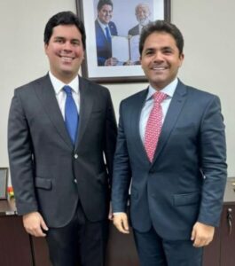 Bruno Silva e ministro André Fufuca asseguram nova ambulância do SAMU para Coelho Neto