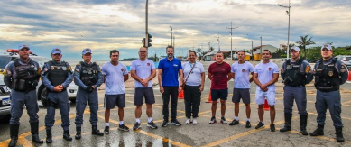 Avenida Litorânea tem primeiro dia de interdição para atividades esportivas com monitoramento da MOB e Polícia Militar