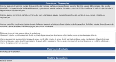 Além de 10 mil “caronas”, arbitragem não é paga e súmula é carregada de ocorrências na partida do flamengo em São Luís