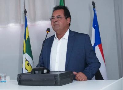 Prefeito Raimundinho da Audiolar participa da abertura dos trabalhos na Câmara Municipal de Presidente Dutra