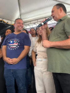 “Não tem prefeito mais trabalhador que Fred Campos no Maranhão”, afirmou Brandão em Paço do Lumiar