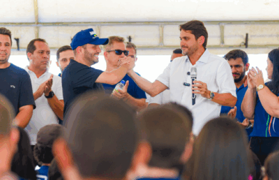 Juscelino entrega UBS, ambulância e centro de capacitação em Tuntum