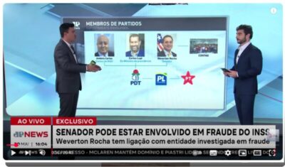 VÍDEO: JOVEM PAN diz que senador Weverton Rocha pode estar envolvido em fraude do INSS