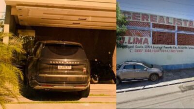 Carrão importado de quase R$ 1 milhão flagrado na garagem do presidente da Câmara de São Luís, Paulo Victor, pertencente à empresa que vende tempero seco em Teresina