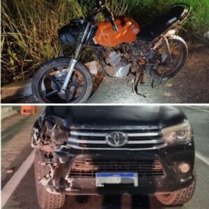 Idoso é preso suspeito por atropelar três pessoas em moto na BR-316, em Caxias