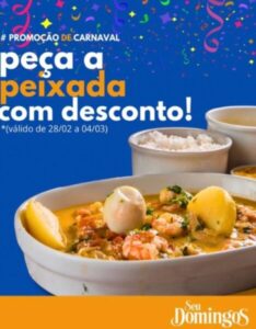 Restaurante Seu Domingos Cohama de portas abertas na Segunda e Terça de Carnaval, com promoções e delivery