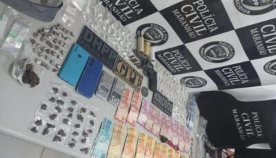 Em Timon, Polícia Civil do Maranhão prende uma pessoa e apreende drogas e arma de fogo
