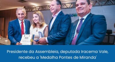 Iracema Vale recebe mais alta honraria da Polícia Civil do Maranhão