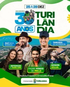 Turilândia celebra aniversário com entrega de Obras e Grandes Shows
