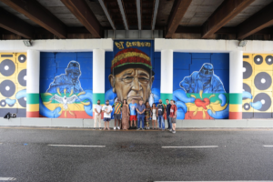 Murais do programa Arte de Rua são entregues no Elevado do Jaracaty