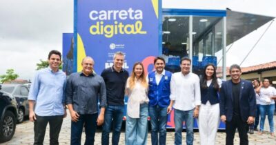 Escolas da rede estadual recebem o programa Carreta Digital para capacitação profissional