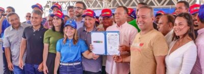 Iracema Vale participa do lançamento da duplicação da rodovia MA-204