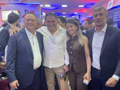 Prefeito Sebastião participa do Encontro de Prefeitos do Maranhão ao lado da primeira dama Dra. Roberta