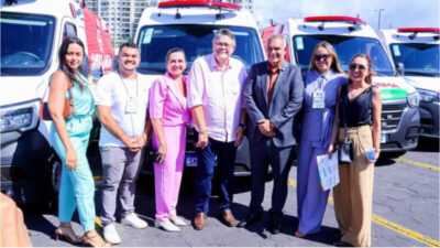 Prefeito Kleber Tratorzão recebe ambulância 0 km para São Domingos do MA