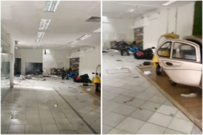 Assaltantes arrombam loja de veículos e furtam motos em São Luís