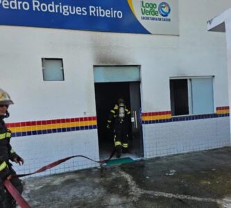 Posto de saúde pega fogo após pane de ar-condicionado em Lago Verde