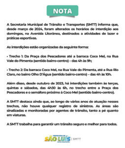 Após denúncia publicada no blog, SMTT esclarece alteração nos horários da Litorânea