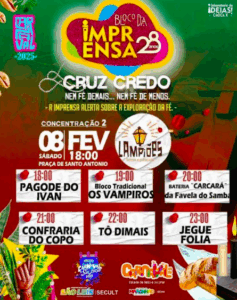 Sábado terá o segundo dia do Bloco da Imprensa