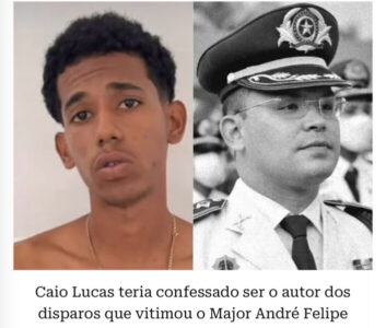 Assassino do major André Felipe faz ameaças na prisão e afirma: “Já matei um, e não vai valer nada matar outro”