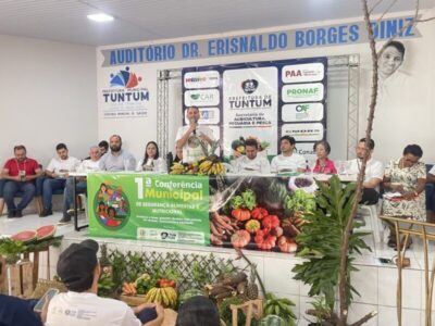 Prefeito Fernando Pessoa confirma compromisso com a Segurança Alimentar na 1ª Conferência Municipal de Segurança Alimentar e Nutricional de Tuntum