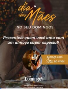 Restaurante Seu Domingos Cohama servirá cardápio no almoço do Dia das Mães