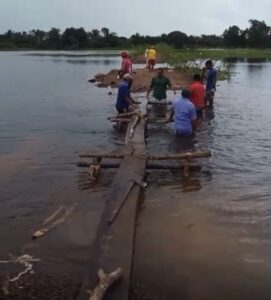 Palmeirândia: Moradores da Barragem da Ponta das Coitadas e Ilha Terceira Constroem Pontes Improvisadas para Sobreviver ao Abandono