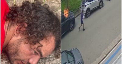 Deputado tem BMW de R$ 650 mil incendiada em frente salão de beleza na Avenida dos Holandeses