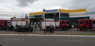 Bombeiros resgatam bebês durante incêndio na Maternidade Natus Lumine