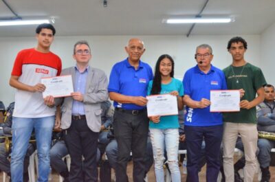 SENAI Distrito Industrial certifica alunos em parceria com Pacto pela Paz