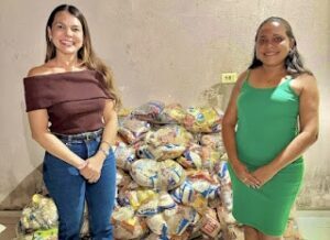Com entrega de cestas básicas, Deputada Janaina reforça ações sociais em Ribamar Fiquene