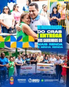 Gleydson Resende participa de reinauguração do CRAS e entrega de equipamentos sociais