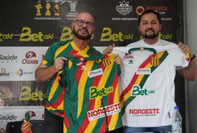 Sampaio Corrêa fecha patrocínio master e aposta alto com a BetAki
