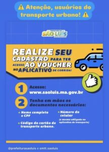 Braide anuncia cadastro para corridas por aplicativo na greve
