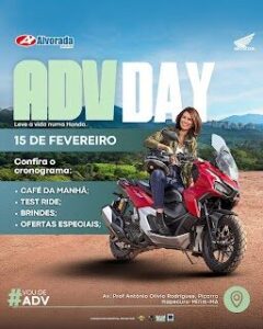 Alvorada Motos faz lançamento da nova ADV Honda em Itapecuru hoje sábado, 15 de fevereiro