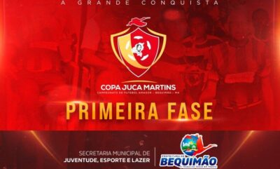 Abertura da Copa Juca Martins de Futebol será neste sábado na Arena Balandro