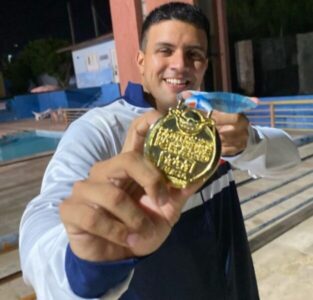 Frederico Castro, da Seleção Brasileira de Natação, leva jovens talentos à Liga Esportiva NESCAU®️ em São Luís