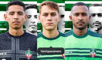 Pinheiro anuncia mais três reforços para o Campeonato Maranhense