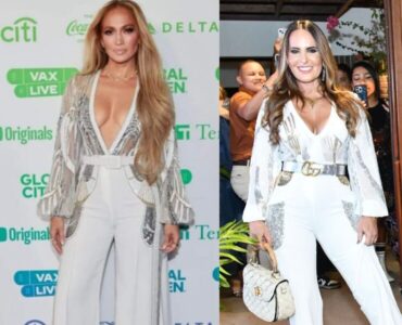 Paulinha Lobão arrasa com o mesmo look de Jennifer Lopez em coleção de colab da maior grife de sapatos do Maranhão
