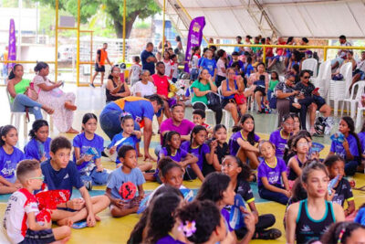 Penha promove Páscoa para crianças do Superação Kids
