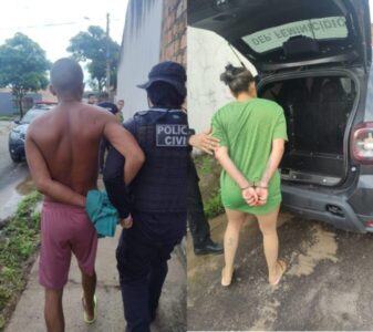 Casal suspeito de arrombamentos de veículos é preso em Paço do Lumiar
